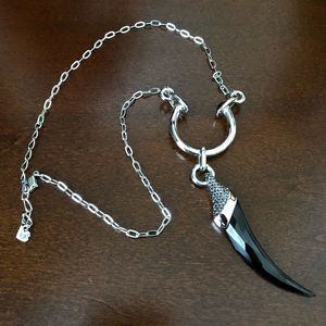 Atelier Swarovski Black Crystal Claw Pendant